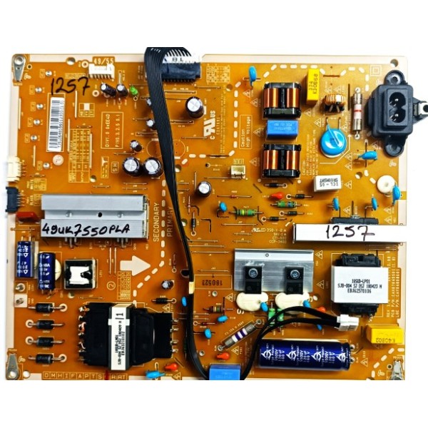 LG , EAX67645501(1.8) , EAY64808601 , LGP4955-18UL6 , LG 49UK7550PLA BESLEME KARTI , LG 49" BESLEME KARTI , LG BESLEME KARTLARI.