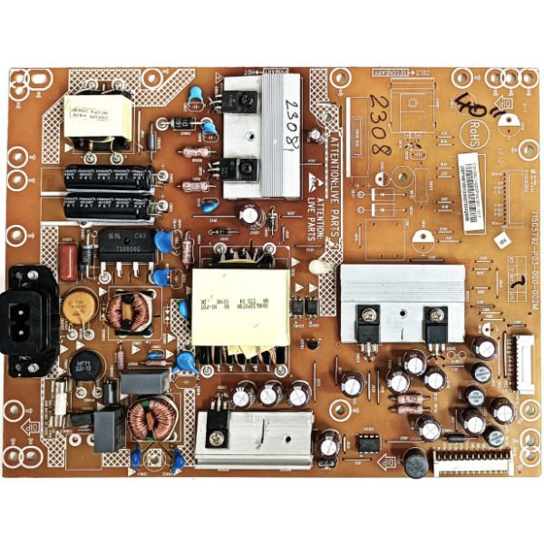 PHILIPS , 715G5792-P03-000-002M , DSPM010012382729A2508 , PHILIPS 40" BESLEME KARTI , PHILIPS BESLEME KARTLARI.