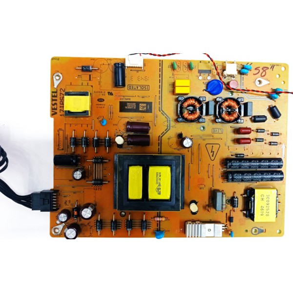 VESTEL, SEG , REGAL ,17IPS72 , 28403486 , 23574238 , VESTEL 4K SMART 58UD8200 , TOSHIBA 58UA3663DG , REGAL 58R7540UA , VESTEL 58U9500 , BESLEME KARTI , POWER SUPLY , SEG , REGAL , BESLEME KARTLARI , POWER BOARD , PSU.