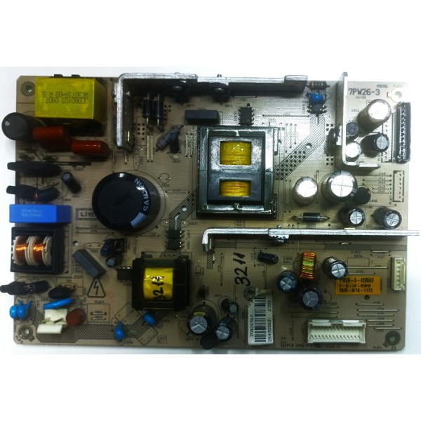 VESTEL, SEG , REGAL , Hİ-LEVEL ,17PW26-3 , 26470363 , 20426560 ,  26497764 , 20433341 , VESTEL , SEG , REGAL , LCD POWER BOARD , VESTEL , SEG , REGAL , LCD BESLEME KARTLARI.