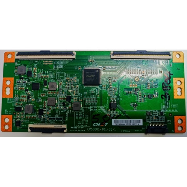 CV580U1-T01-CB-1 , MV-0 20 , LOGİC BOARD , T-CON BOARD , T-CON ADRES KARTI , TCON BOARD.