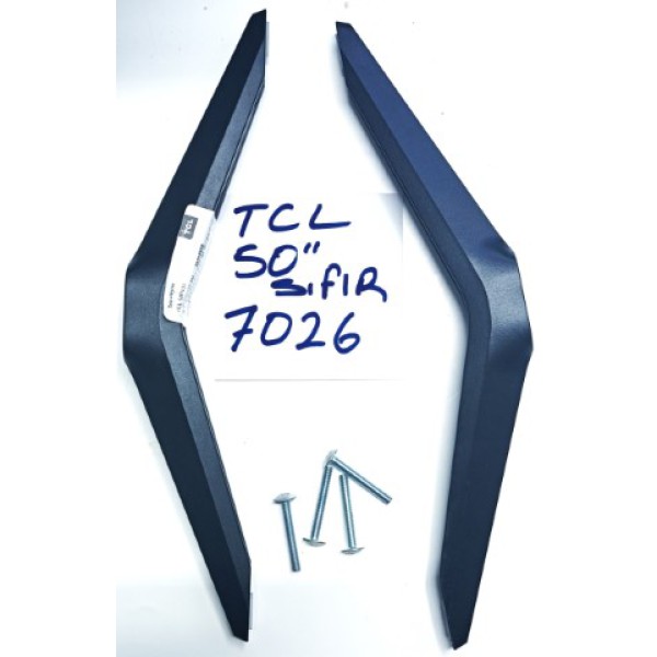 TCL 50P633 SIFIR SEHPA AYAĞI , TCL 50P633 SIFIR MASA AYAĞI , TCL 50P633 SIFIR STAND , TCL AYAKLARI.