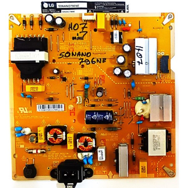 LG , EAX69057001 , EAX69057001 (1.9) , EAY65769221 , LGP50T-20U1 , LG 50NANO796NE BESLEME KARTI , POWER BOARD , LG LED TV BESLEME KARTLARI.