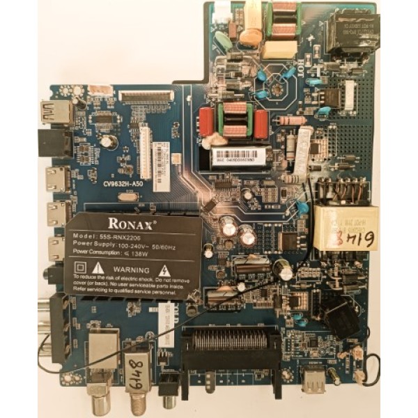RONAX , TELENOVA , CV9632H-A50 , RONAX  , TELENOVA , 55S-RNX2206 , BESLEME , ANA KARTI , TELENOVA , RONAX BESLEME KARTLARI ,TELENOVA , RONAX ANA KARTLARI.