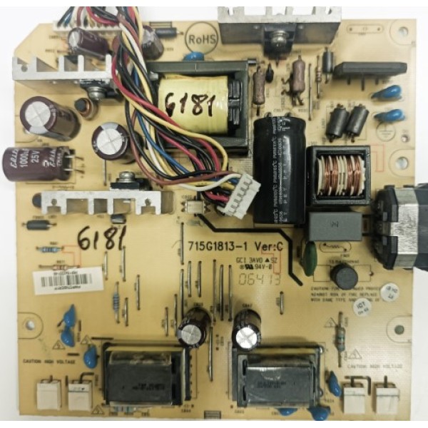 PHILIPS  , 715G1813-1 , VER:C , MONİTÖR BESLEME KARTI , MONİTÖR BESLEME VE MONİTÖR BESLEME & POWER KARTLARI.