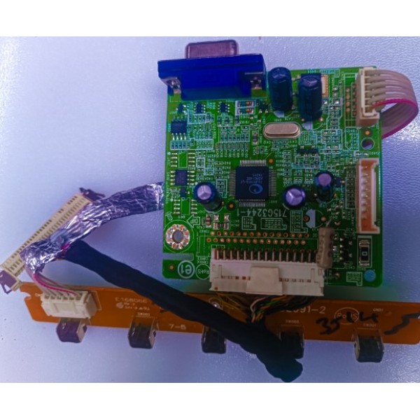 AOC , TFT185W80PS ANA KART , 715G3244-1 , AOC 18.5" LCD MONİTÖR MAİN BOARD,18.5" , AOC MONİTOR ANA KARTLARI.
