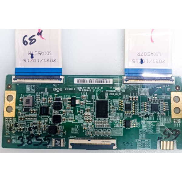 HV650QUB_F70_V00 , 47_6021332 , HV650QUBF70 , BOE 008W1B , 65" TCON KARTI , 65" T-CON KARTI , 65" ADRES KARTI , TCON KARTLARI.