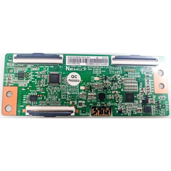 NEMUS , N2TP430FHDLV2D-F_F6-1 , P:CC430LV2D , NEMUS 43" TCON KARTI , T-CON KARTI , ADRES KARTI , TCON KARTLARI , T-CON KARTLARI.