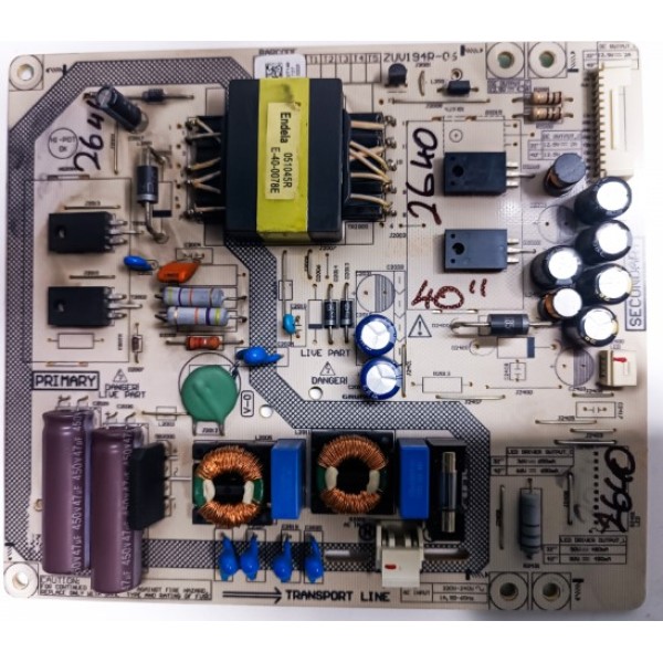 ARÇELİK , BEKO , ALTUS , GRUNDİG , ZUV194R-06 , ZUT140 , 40 CLE 5745 , 40 VLE 5730 , A40L 6752 5B , 40" BESLEME , ARÇELİK , BEKO , ALTUS , GRUNDİG , BESLEME KARTLARI.