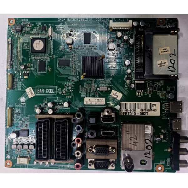 LG , EAX63426602(0) , EBT61267463 , LG 42" PLAZMA MAİN BOARD , LG PLAZMA ANA KARTLARI.