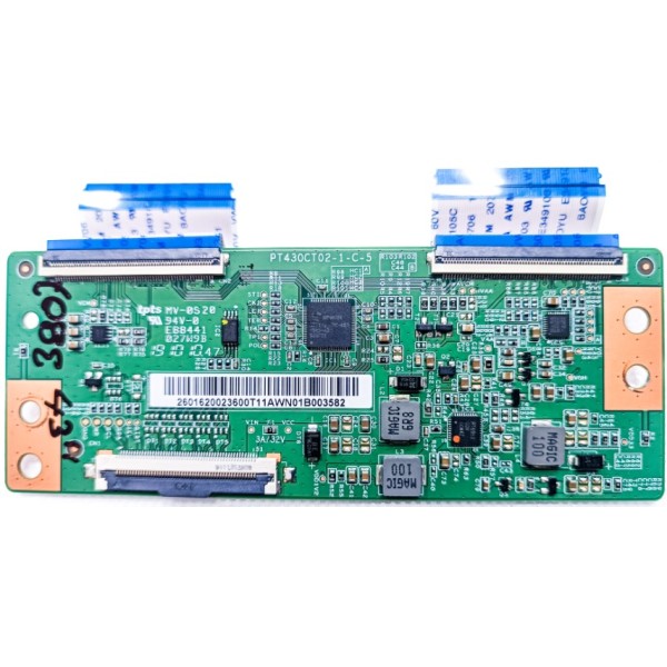 PT430CT02-1-C-5 , MV-0S20 , TCON KARTI , LOGİC BOARD , T-CON BOARD , T-CON , ADRES KARTI.