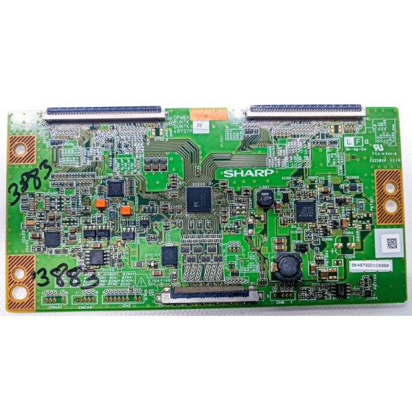 SHARP , CPWBX , RUNTK , DUNTK , 4973TP , SN-AG-CU , SAMSUNG UE40D5000 , SAMSUNG UE40D5003 , TCON KARTI , ADRES KARTI , T-CON , TCON , KARTLARI.