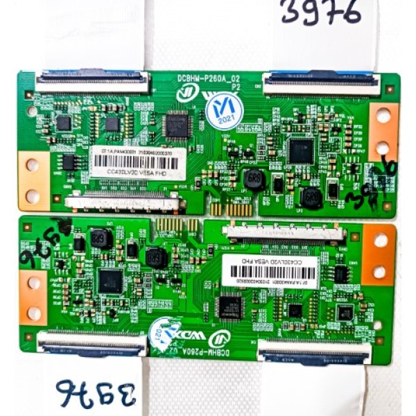 DCBHM-P260A_02 P2 , DCBHM-P260A_02 , CC430LV2D VESA FHD , 07.1A.PAN430001 , ADRES KARTLARI , TCON KARTLARI , T- CON KARTLARI.