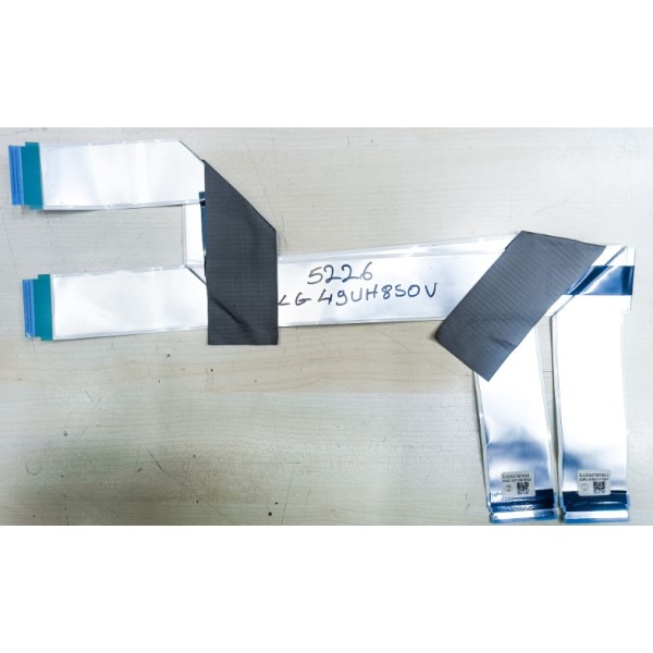 LG , EAD63767601 , EAD63767602 , LC490EQH(DJ)(F1) PANEL LVDS FLİM , LG 49UH850V LVDS FLİM TAKIMI , LG TV LVDS KABLO VE FLİMLERİ.      