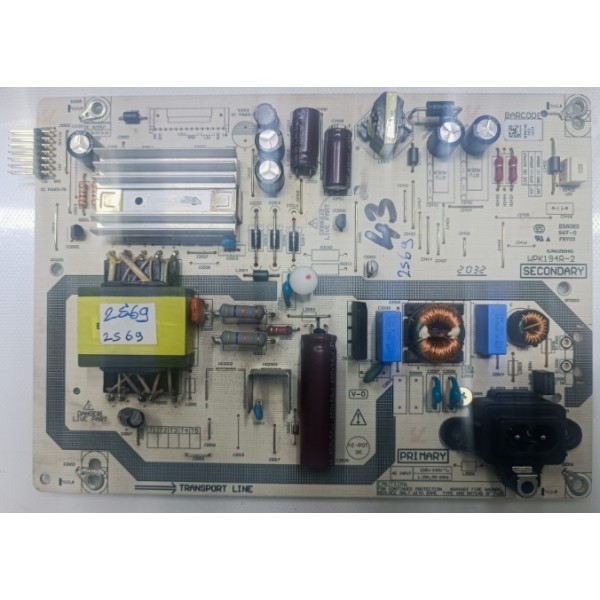 ARÇELİK , BEKO , GRUNDİG , WPK194R-2 , WPK140 ,  ARÇELİK , BEKO , GRUNDİG , 43" BESLEME KARTI , ARÇELİK , BEKO , GRUNDİG , BESLEME KARTLARI.