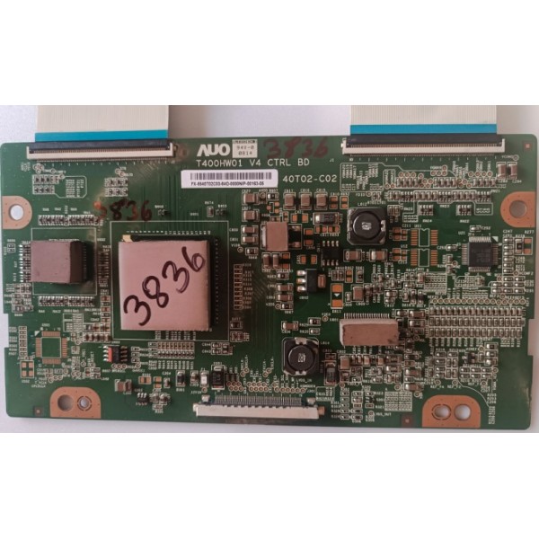 T400HW01 V4 CTRL BD , T400HW01V4CTRLBD , 40T02-C02 , T-CON KARTI , LOGİC BOARD , T-CON BOARD , T-CON ADRES KARTI , TCON BOARD.