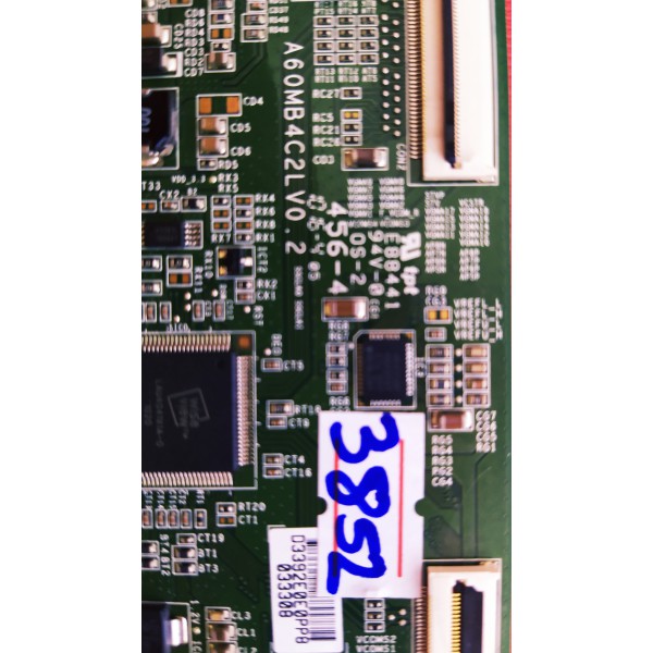 A60MB4C2LV0.2, 456-4, T-CON BOARD, T-CON ADRES KARTI, TCON BOARD, T-CON ADRES KARTI