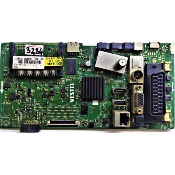 VESTEL , SEG , REGAL , Hİ-LEVEL ,17MB96  , 23269117 , 23269119 , 110814R2 , VESTEL , SEG , REGAL , Hİ-LEVEL , 49" MAİN BOARD , ANA KART .