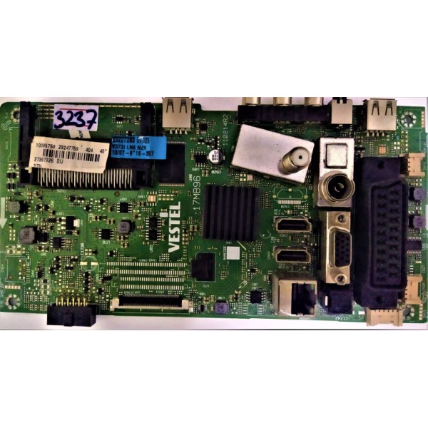 VESTEL, SEG , REGAL , Hİ-LEVEL , 17MB96 , 23247759 , 10095758 , VESTEL , SEG , REGAL , Hİ-LEVEL , 40" MAİN BOARD (ANA KART).