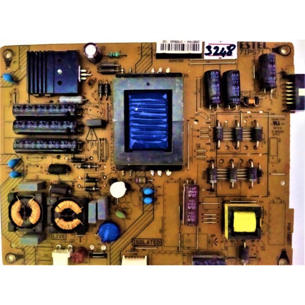 VESTEL, SEG , REGAL , Hİ-LEVEL ,17IPS71 , 27339425 , 190814R4 , VESTEL , SEG , REGAL , Hİ-LEVEL , POWER BOARD , (BESLEME) PSU.