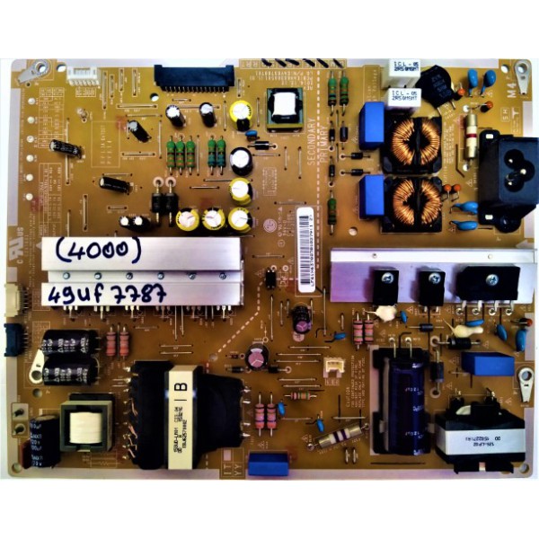 LG , EAX66306501(1.9) , EAY63788701 , PLDK-L404A , LGP49-15VL6 , LG 49UF7787  POWER BOARD , LG 49UF7787 BESLEME KARTI.