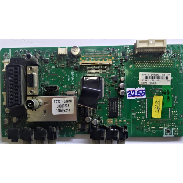 VESTEL, SEG , REGAL , Hİ-LEVEL ,17MB45M-3 , 10066421 , 20539240 ,32" , TDTC-G101D , V1 141209 , VESTEL 32" LCD  MAİN BOARD , VESTEL 32"LCD ANA KART.