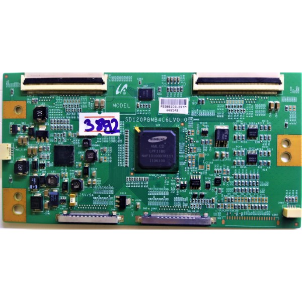 SD120PBMB4C6LV0.0 , P23861D , PANEL LTA460HQ12 , SAMSUNG,T-CON BOARD  , T-CON BOARD , T-CON ADRES KARTI , TCON BOARD , TCON ADRES KARTI.