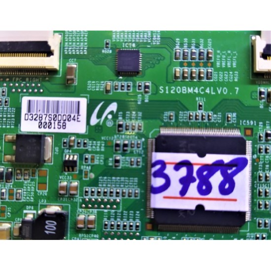 S120BM4C4LV0.7 , D3287S ,  LTA320HF05 , LTA400HF16 , LOGİC BOARD , T-CON BOARD , T-CON ADRES KARTI , TCON BOARD.