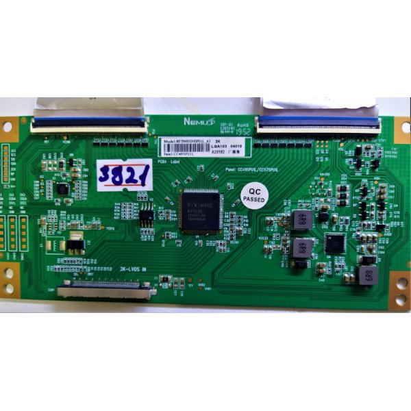 N2TP495UHDPU1L_A3 , LGA103 04018 , PANEL:CC495PU1L /CCS75PU1L , A23162 ,  LOGİC BOARD , T-CON BOARD , T-CON ADRES KARTI , TCON BOARD.