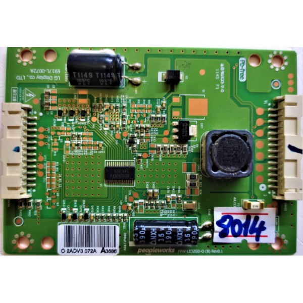 LG ,6917L-0072A , PPW-LE32GD-0(B) REV0.1 , LG 32" PANEL LED DRIVER , LED TV LED KONTROL KARTI.