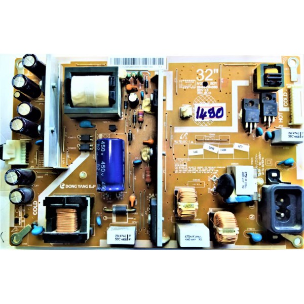 SAMSUNG  , BN44-00468B , REV:1.0 , IV32HD_BDY , SAMSUNG LE32D403E2W BESLEME KARTI  , SAMSUNG LE32D403E2W POWER BOARD.