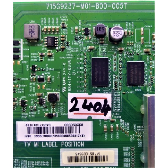 PHİLİPS , 715G9237-M01-B00-005T , B32050300 , M1851005845 , PHILIPS 32PFS5803/62 MAİN BOARD , PHILIPS 32PFS5803/62 SIFIR ANA KARTI.