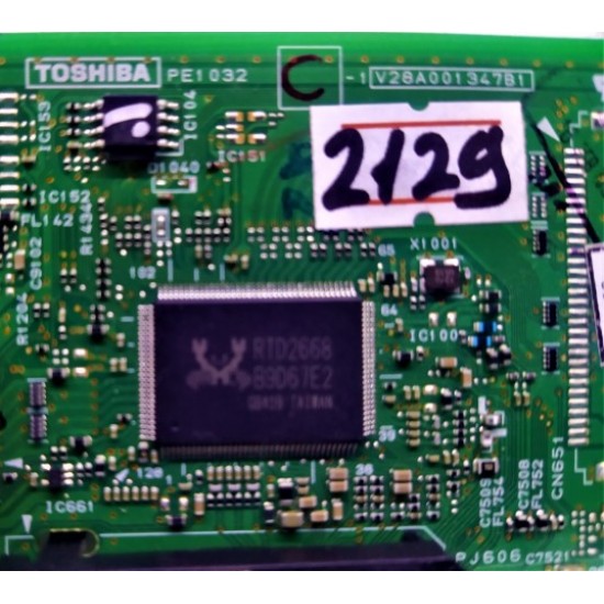 TOSHIBA  , V28A001347B0 ,  V28A001347B1 , TOSHIBA PE1032 , TOSHIBA 32HV10G MAİN BOARD , TOSHIBA 32HV10G  ANA KART , TOSHIBA  32" LCD ANA KART.