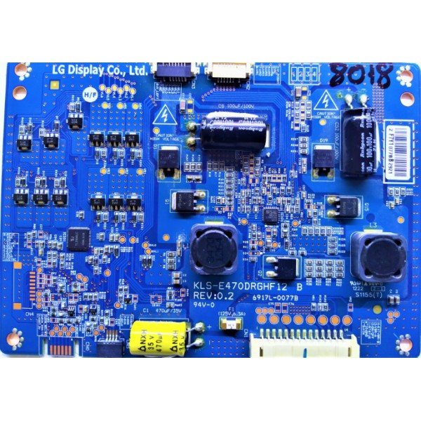 LG , KLS-E470DRGHF12 ,REV:0.2 , 6917L-0077B , LG LED DRIVER KARTI.