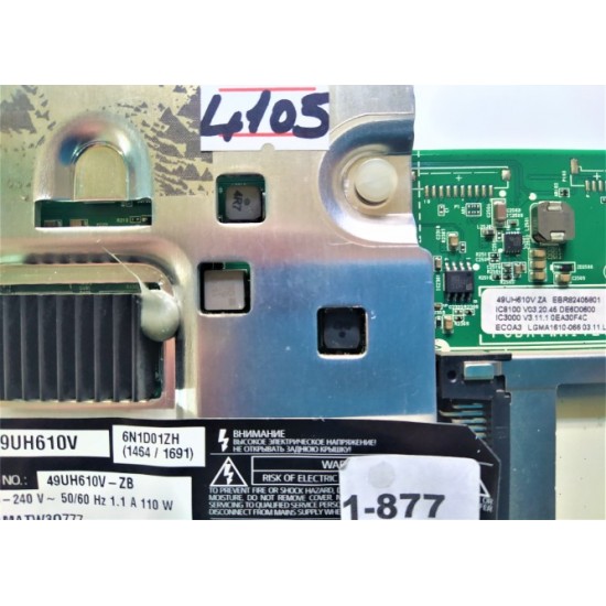 LG , EAX66943504(1.0)15 , EBR82406801 , EBR 82406801 , LG 49UH610V ZA , LG 49UH610V ZA MAİN BOARD , LG 49UH610V ANA KART.