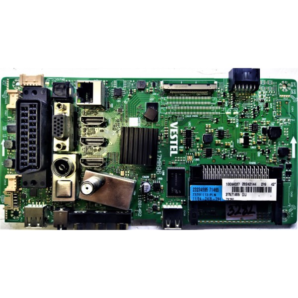 VESTEL , SEG , HI-LEVEL , REGAL ,17MB96 , 110814R2 , 10094027 , 23242144 , 42" , VESTEL 42" LED SMART MAİN BOARD , VESTEL 42" SMART LED ANA KARTI.