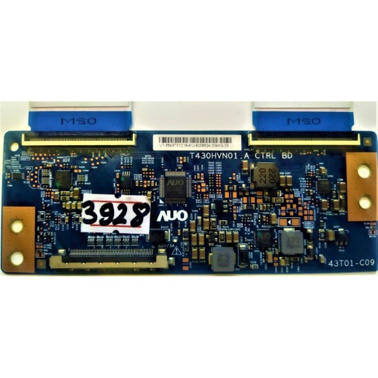 LG , T430HVN01.A , 43T01-C09 , UT-5543T01C18H , LG 43" T-CON , LOGİC BOARD , T-CON BOARD , T-CON ADRES KARTI , TCON BOARD.