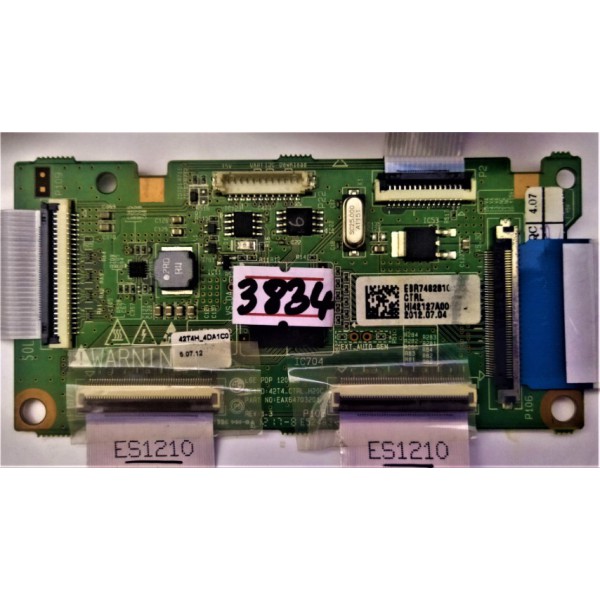 LG , LGE PDP 120629 , 42T4_CTRL_H20C , EAX64703201, EBR74828102 , LOGİC BOARD , T-CON BOARD , T-CON ADRES KARTI , TCON BOARD.
