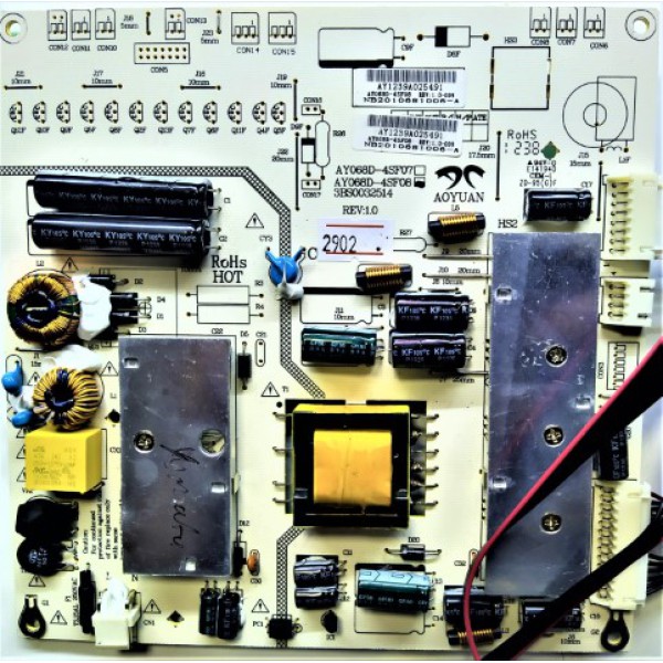 YUMATU , AY068D-4SF08 , 3BS0032514 , RE:1.0 , AY1239A025491 ,  YUMATU ,SABA , PREMİER , SUNNY , YU-MA-TU , POWER BOARD , BESLEME KARTI.
