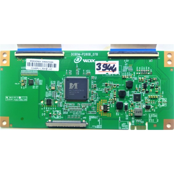 WDX , DCBDM-P280B_07B , CC495V1L ,  CC495PU1L , UHD , 50" , LOGİC BOARD, T-CON BOARD, T-CON, ADRES KARTI, TCON BOARD.