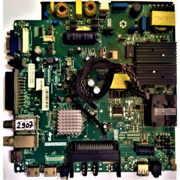 YUMATU , TP.S512.PC821 , LSC490HN04-W , LC490DUY-SHA1 , B16075913-0A00420 , YUMATU 49" POWER VE MAİN BOARD , YU-MA-TU 49" POWER VE MAİN BOARD , YUMATU 49" BESLEME  VE ANA KART.
