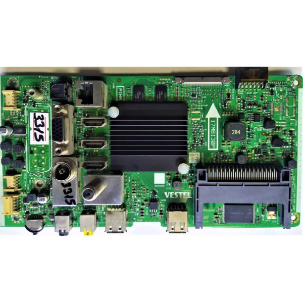 VESTEL ,  SEG , HI-LEVEL ,  REGAL , 17MB130P , 23438673 , 101111094460 , PANEL NO VES490QNUS-2W-U01 , VESTEL 49UD9300 4K MAİN BOARD , VESTEL 49UD9300 4K ANA KART.