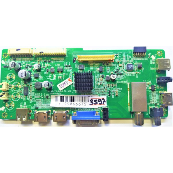X.VISION , SEEAG-TV-6306-T2-V1.2 , 32XS422 , LTV95066675 , X.VISION 32XS422 MAİN BOARD , X.VISION 32XS422  ANA KARTI.