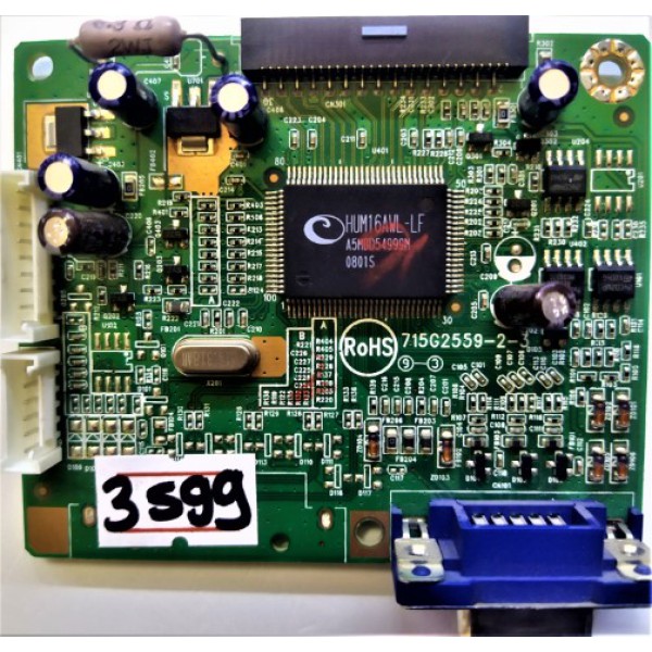 PHILIPS   , 715G2559-2-3 , LHPMSP7C.KH1 V:1.0 , L831715M1114 , 7CMSHPH1 , PHILIPS LCD MONİTÖR ANA KART , PHILIPS LCD MONİTÖR MAİN BOARD.