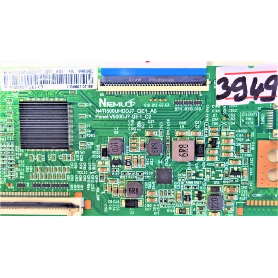 ARÇELİK  , BEKO , ALTUS , GURINDIG  , N4TI500UHDDJ7_QE1_A0 , PANEL:V500DJ7-QE1_C2 , P:V500D17-QE1-C3 , LGA901 07365 , M:N4T1500UHDDJ7_QE1_A01 4K 99864E , ARÇELİK  , BEKO , ALTUS , GURINDIG  50"  TCON, ADRES KARTI.