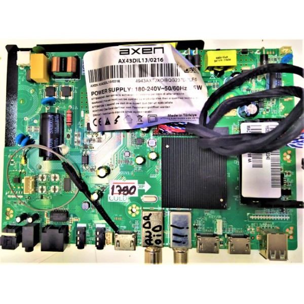SUNNY , AXEN , WOON ,SHEEN , 13AT201V1.0 , Y625330332A94002240 , AXEN AX43DIL13/0216 , AX40DAB13/0216 , MAİN BOARD (ANA KART) , SUNNY SN43DAL13/0216 , AXEN AX43DIL13/0216  POWER BOARD (BESLEME KARTI , AXEN AX43DIL13/0216  (ANDROİD  KART) !!!!