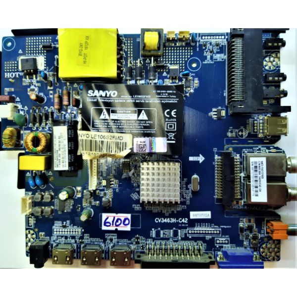 SANYO , CV3463H-C42 , 69T0702A , 10013185 , V420HJ2-P01 , T1609-49K , SANYO LE106S2FMD , SANYO LE106S2FMD ANA KART , SANYO , NORDMENDE ,PROFİLO , LE106S2FMD POWER BOARD.