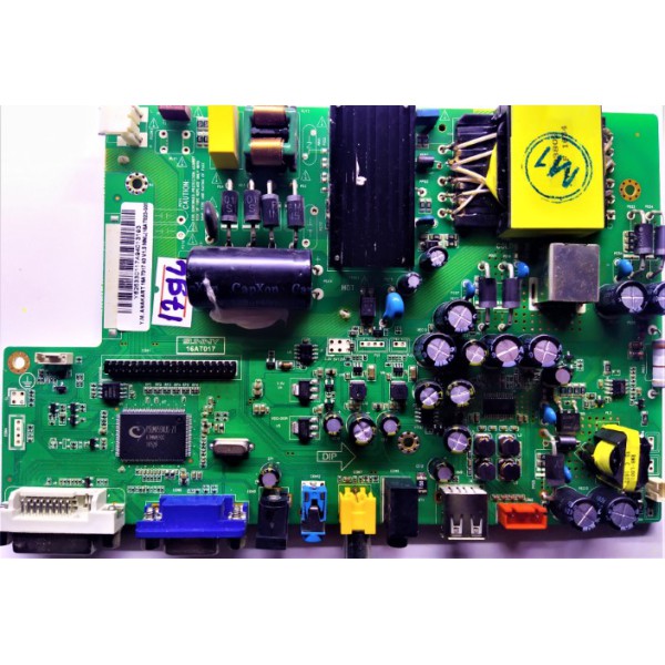 SUNNY , AXEN , WOON ,SHEEN , 16AT017 , Y.M ANAKART 16AT017 40 V1.0 MNL(16AT023-005 , SUNNY , WOON , AXEN ,SHEEN ,  ANA KART ,MAİN BOARD , POWER BOARD ANA KART.