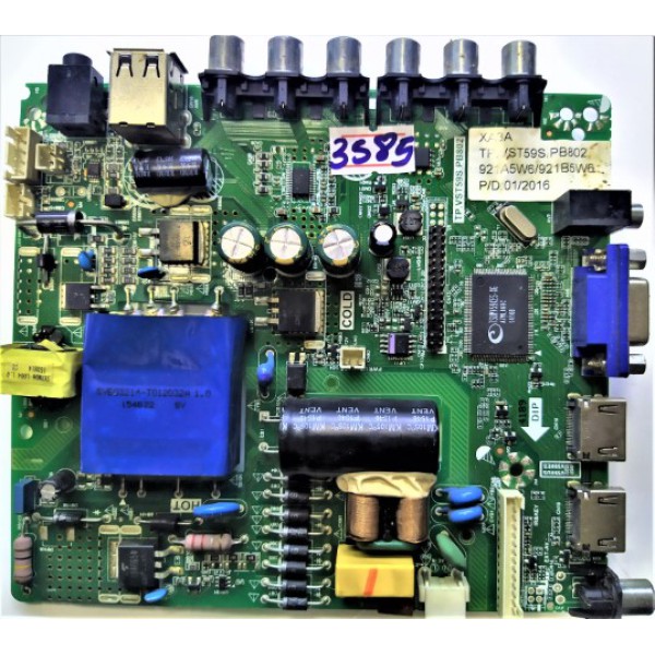 TP.VST59S.PB802 , 921A5W6/921B5W6 , C400F14-E9-C , L15124189 , YUMATU , AWOX , SUNNY  POWER , MAİN BORD , AWOX SUNNY YUMATU , NORDMENDE  , SABA , BESLEME ANA KARTI.