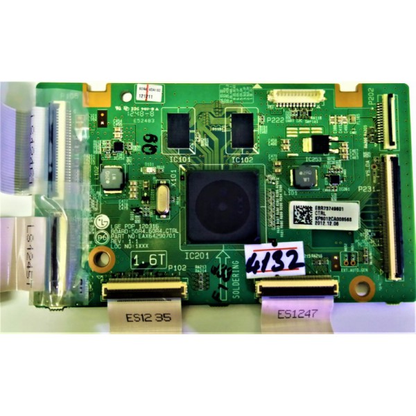 LG , EAX64290701 , 50R4_60R4_CTRL , 120316 , REV:1.1 , EBR73749601 , CTRL , 60R4_4DA1G2 , LG 60" PLAZMA TCON KARTI ,  LG 60PA5500 , 60PA6500 , LG 60PM6700 , 60PM9700  , TCON KARTI.